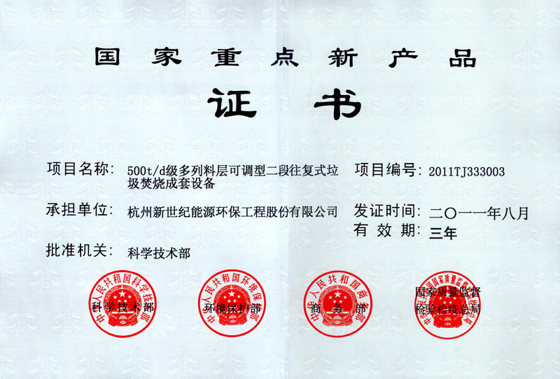 國家重點新產品